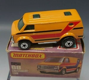MATCHBOX 1980ER #68 CHEVROLET VAN MIT BOX ENGLAND NM ZUSTAND - Bild 1 von 7
