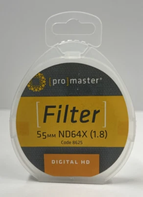 ProMaster Digital HD Filter 55mm ND64X (1.8) Code 8625 - Image 1 of 4