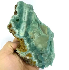855g Beautiful Blue Color Smithsonite Specimen ,Blue Smithsonite,Smithsonite - Picture 1 of 10