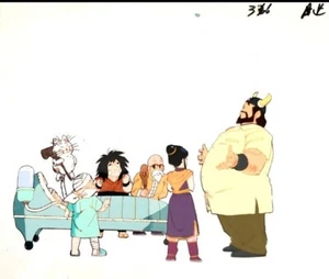 Dragon Ball Z - Goku Krillin Ox King Roshi animazione cel con Douga - Foto 1 di 2