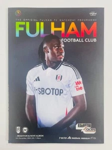 FULHAM V BRIGHTON & HOVE ALBION 2024/25 05-12-2024 PREMIER LEAGUE - Imagen 1 de 1