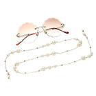 Sunglass Chain Beaded Pearl Chain Eyeglass Lanyard Holder Strap Silicone Loo _co