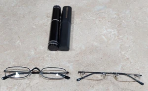 2 pares de gafas de lectura negras +2,50 Robert Ross & Co Thin Line Slim - Imagen 1 de 2