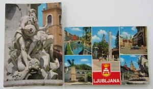 2 x Postkarte Ljubljana Slowenien Postcards Lot unused Postkarten ungelaufen - Picture 1 of 2