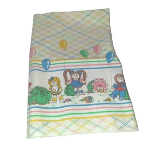Vintage Cabbage Patch Kids Dolls Receiving Baby Blanket 1983 30" x 40" - Picture 1 of 5