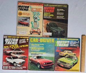 Lot of 5 - Motor Trend & Car and Driver - MUSTANG SUPER COUPES HORNET MONZA - Picture 1 of 15