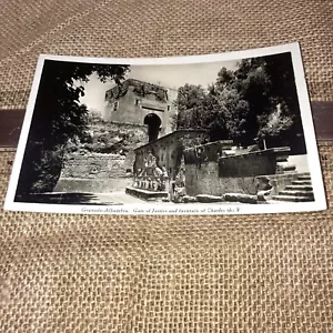 Postcard 1920's RPPC Gate Of Justice & Fountain of Charles the V. Tarjeta Postal - Picture 1 of 9