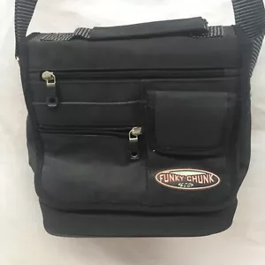 Vintage 90s FUNKY CHUNK Crossbody Bag With Cosemetic Organizer - Picture 1 of 10