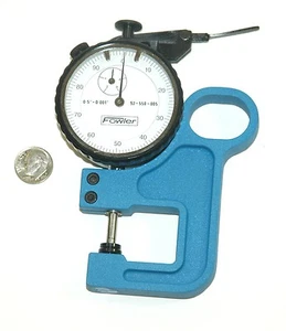 Fowler .5" Heavy-Duty Dial Thickness Gage 52-550-005 - Picture 1 of 5