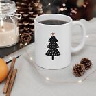 Minimalist Christmas Tree Ceramic 11oz Coffee Mug Housewarming Gift Christmas