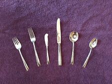 Gorham Camellia Sterling  Silver Flatware  Service for 12 with Cabinet