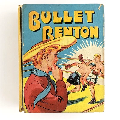 Bullet Benton (1939) - Saalfield Big Little Book, Boxing, Illustrated Foto 1 de 4