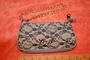 Liu Jo Accessories Bag with Black Lace Design & Chain Handle - Picture 1 of 4