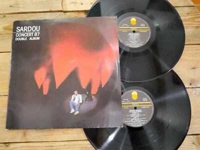 SARDOU CONCERT 87 2 LP 33T VINYLE EX COVER EX ORIGINAL 1987 - Photo 1/4