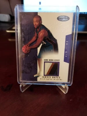 Parche de camiseta 2003-04 NBA HOOPS HOT PROSPECTS JARVIS HAYES FUTURE SWATCH #100/500 Foto 1 de 4