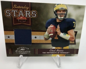 CHAD HENNE RC JERSEY  2008 Donruss Classics SP/250 SATURDAY STARS Card MICHIGAN - Picture 1 of 7