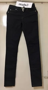 Women's Versace Collection Dark Blue Skinny Jeans Trousers Size 27W 33.5L - Picture 1 of 9