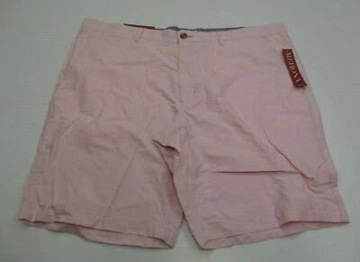Nuevos Pantalones Cortos MERONA Para Hombre Talla 42 Informales 100% Algodón Frente Plano Rosa Foto 1 de 4