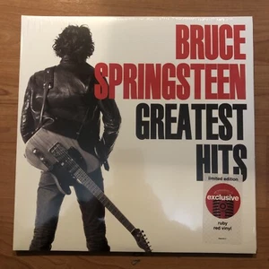 Bruce Springsteen Greatest Hits - 2LP Ruby Red Vinyl - NEW - Picture 1 of 3