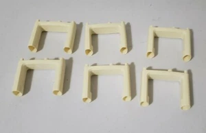 Lot of 6 Pieces Thomas Train Plastic Tracks Trackmaster Tan Brown Bridge Riser - Picture 1 of 1