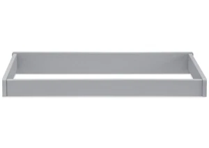 Delta Children Sweet Beginnings Textured Changing Topper Grey W157710-1350 - Picture 1 of 2