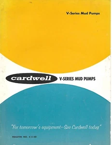 Equipment Brochure - Cardwell - V-series Mud Pumps - Oil Gas Drilling (MO17) - Picture 1 of 1