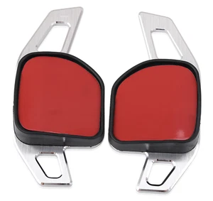 Audi Silver DSG Paddle Shift Extensions (A1 A3 A4 A5 A6 A7 Q3 Q5  Q7 TT R8 S RS) - Picture 1 of 3