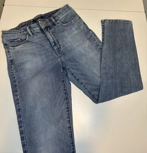Lauren By Ralph Lauren Women's Premiere Straight Ankle Jeans Size 6 Medium Wash - Picture 1 of 10
