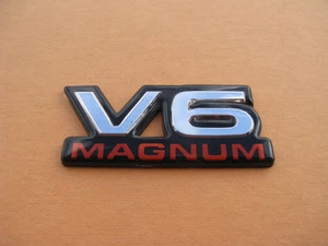 94 95 96 97 98 99 00 01 DODGE RAM V6 MAGNUM SIDE 1 EMBLEM LOGO BADGE SIGN A46571 - Picture 1 of 3