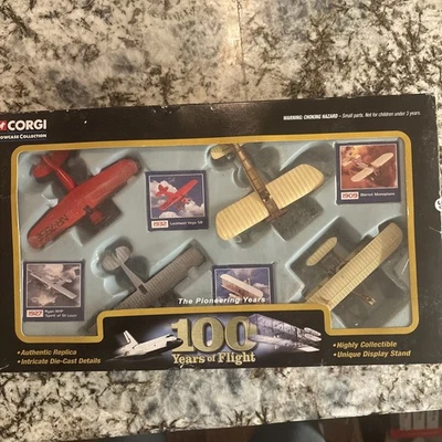 Corgi 100 YEARS OF FLIGHT Pioneering Years, Set of 4 Die-Cast Airplanes - Image 1 of 4