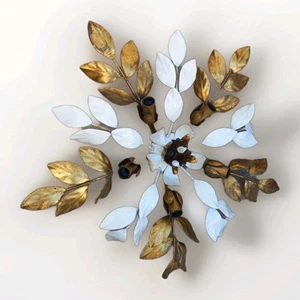 Plafonnier sculpturale fleur vers 1970 lampe murale flower lamp Willy Daro - Bild 1 von 16