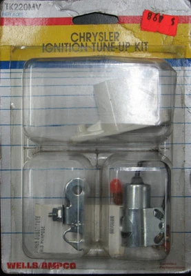 Chrysler Ignition Tune Up Kit 1962 - 1972 Wells Ampco NEW VTG NOS TK220MV V6 V8 - Image 1 of 4