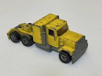 Plataformas de dirección Hot Wheels vintage camión GMC camión tractor amarillo Foto 1 de 4