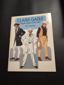 Clark Gable Paper Dolls in Full Color by Tierney, Tom - Picture 1 of 7