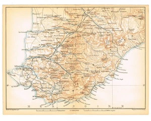 SEWASTOPOL 1897 Севастополь Original Karte UKRAINE KRIMI Simferopol - Bild 1 von 7