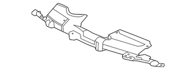 Genuine Honda 2012-2014 Honda CR-V - Duct Front Bumper (Upper) 71105-T0A-A00 - Image 1 of 2