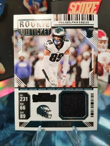 2024 Contenders - Johnny Wilson Rookie Ticket Swatch RTS-JWN Philadelphia Eagles - Picture 1 of 10