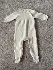 Hope & Henry Strickpullover Footie Outfit für Baby gebraucht, in einwandfreiem Zustand Größe 3-6 Monate - Bild 1 von 7