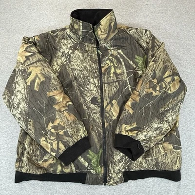 Chaqueta de Caza Remington Mossy Oak Break Up Reversible Para Hombres 2XL Chaleco Convertir Foto 1 de 4