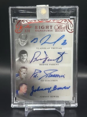 2018 Leaf Pearl Tretiak Parent Giacomin Bower Esposito Vachon Gilbert Fuhr Auto  - Image 1 of 2
