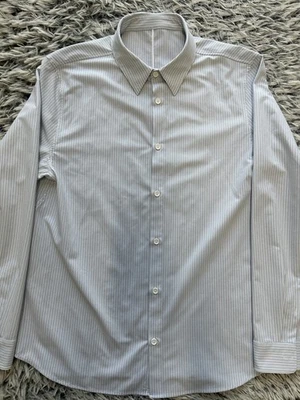 Camisa Lululemon Para Hombre Gris Medio Aireación Fácil Hasta el Alambre Manga Larga Botón Foto 1 de 4