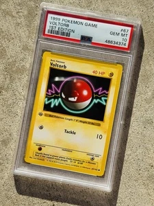 1999 POKEMON 1ST EDITION BASE SET VOLTORB #67 SHADOWLESS PSA 10 GEM MINT - Picture 1 of 3