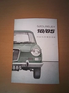 Wolseley 18/85 Handbook 1967 Nice Condition - Picture 1 of 3