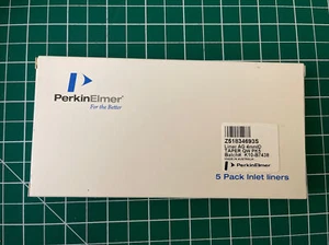 Perkin Elmer Z51834693 Inlet Liner AG 4mmID Taper QW - 5 pcs/pack - New - Picture 1 of 3