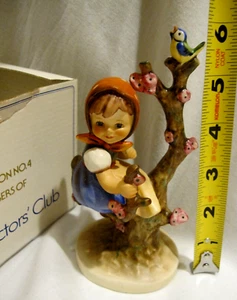 Vintage 1979 #3 Goebel "Apple Tree Girl" 6 In. Figurine with blue bird w/ BOX - Picture 1 of 24