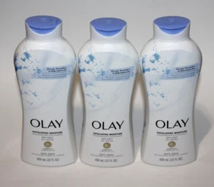 LOT(3) OLAY EXFOLIATING MOISTURE BODY WASH SEA SALT B3 COMPLEX 22 FL OZ BODYWASH - Picture 1 of 1