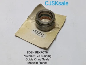 BOSCH REXROTH 7472D02175 Bushing Guide Kit w/ Seals Made in France (NEW). - Picture 1 of 7