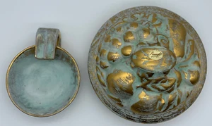 Rare Stangl Art Pottery Antique Gold Candy Dish w/Lid & Ashtray Vintage - Picture 1 of 12