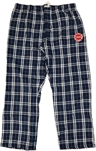 Chicago Fire Department Flannel Plaid Pant Embroidered Maltese - Picture 1 of 1