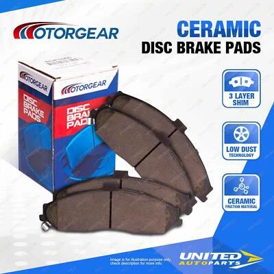 4x Rear Motorgear Ceramic Disc Brake Pads for Audi A3 A4 A6 Allroad S3 TT RS TTS - image 1 of 2